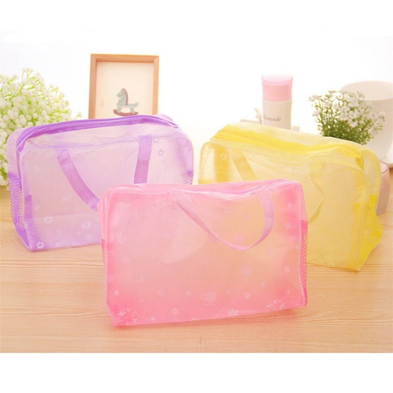 Pochette à cosmétiques transparente et étanche-lorana.eu