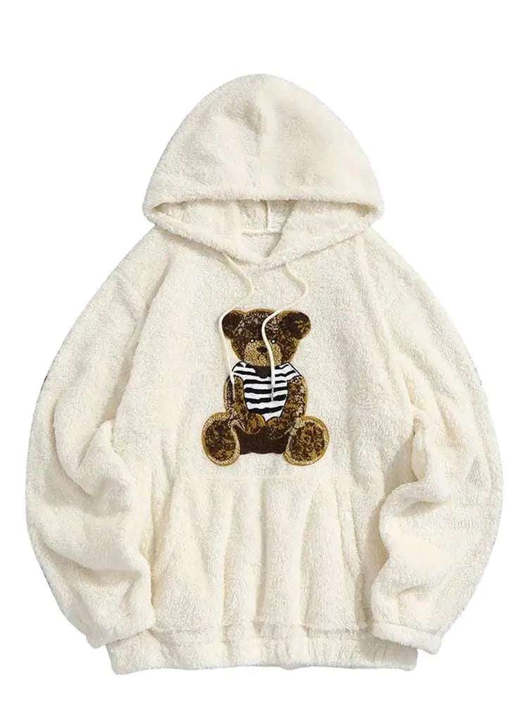 Sweat à capuche en peluche-lorana.eu